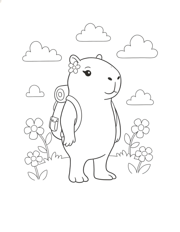 Chiwi para colorear